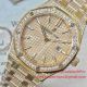 2017 Swiss Replica Audemars Piguet Royal Oak All Diamond Gold White Face 37mm (6)_th.jpg